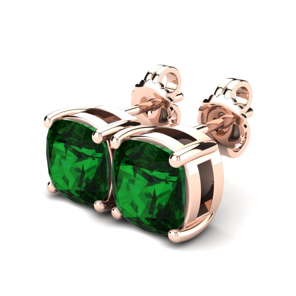 Cojín Circonita Verde Pendiente de mujer Hardika 3.2 crt