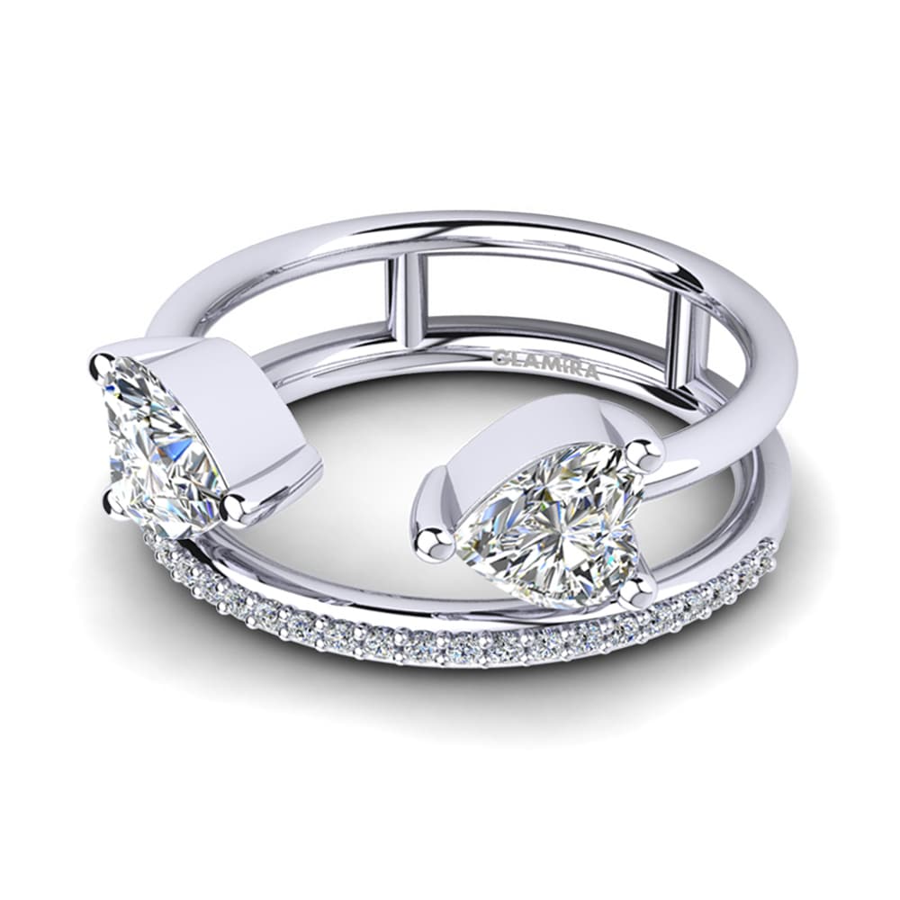 Diamante cultivado en laboratorio Anillo Jasna