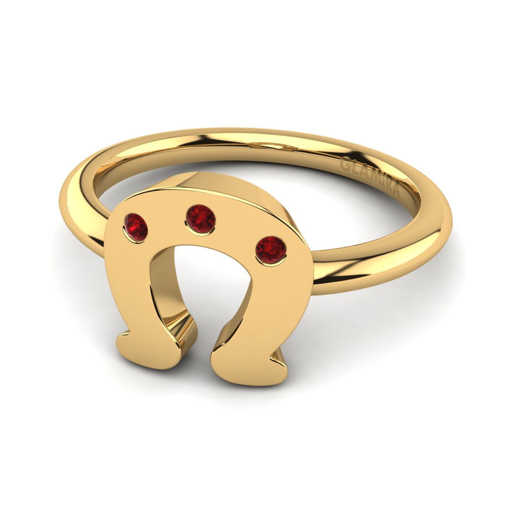 Ruby Kid's Ring Sayresh