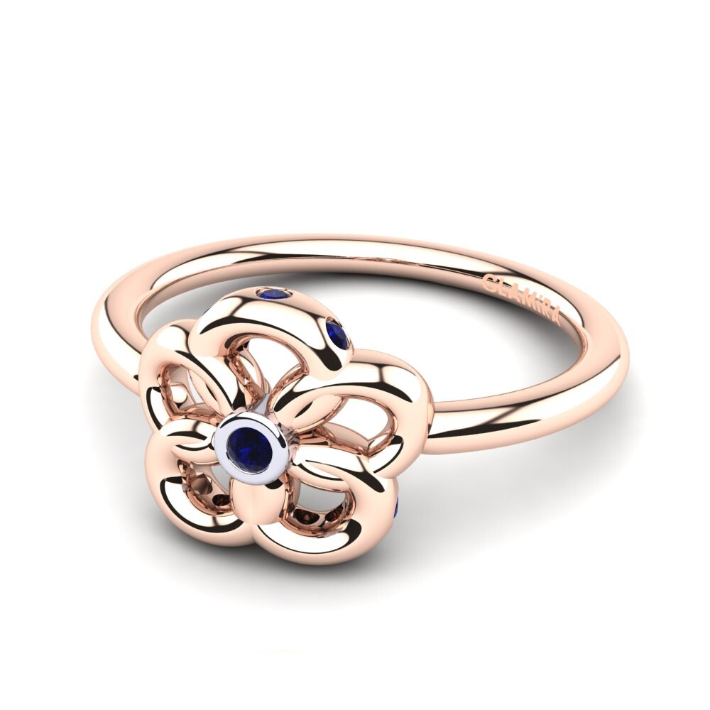 Dark Blue Zirconia Kid's Ring Scirloc