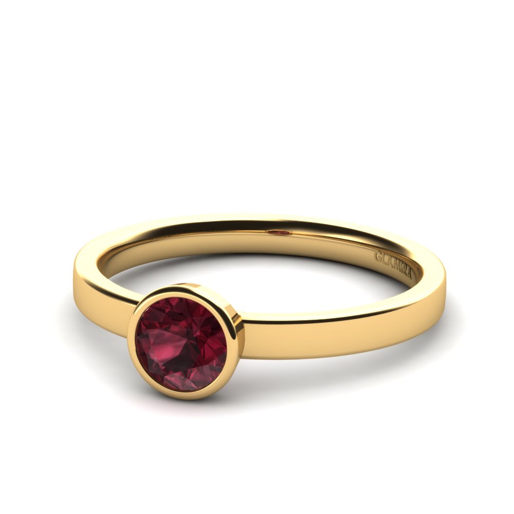 Garnet Bridal Set Graceful-RING A