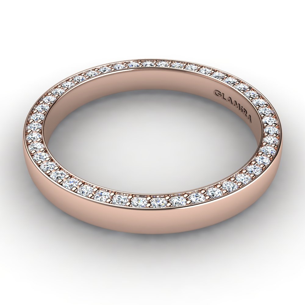 18ct Rose Gold Lab Grown Diamond Bridal Set Precious Moments Ring B