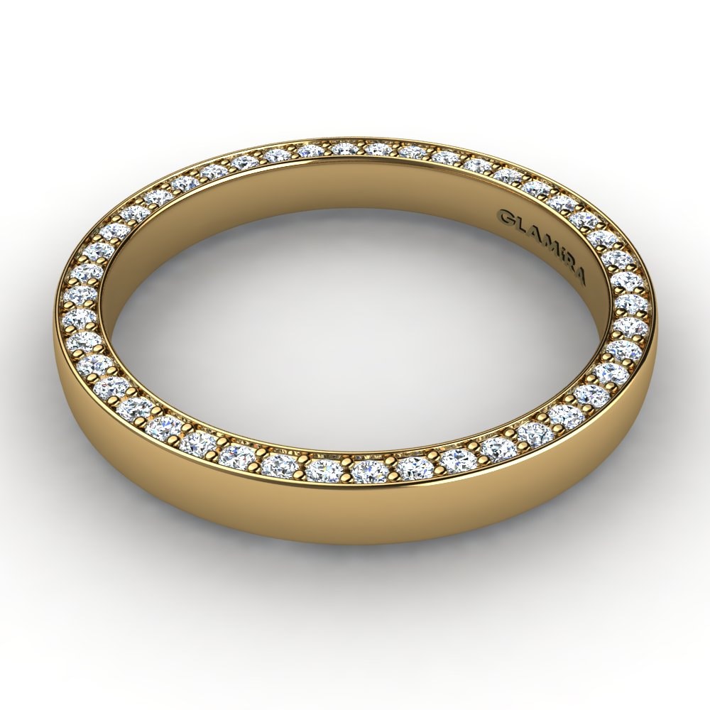 14ct Yellow Gold Moissanite Bridal Set Precious Moments Ring B