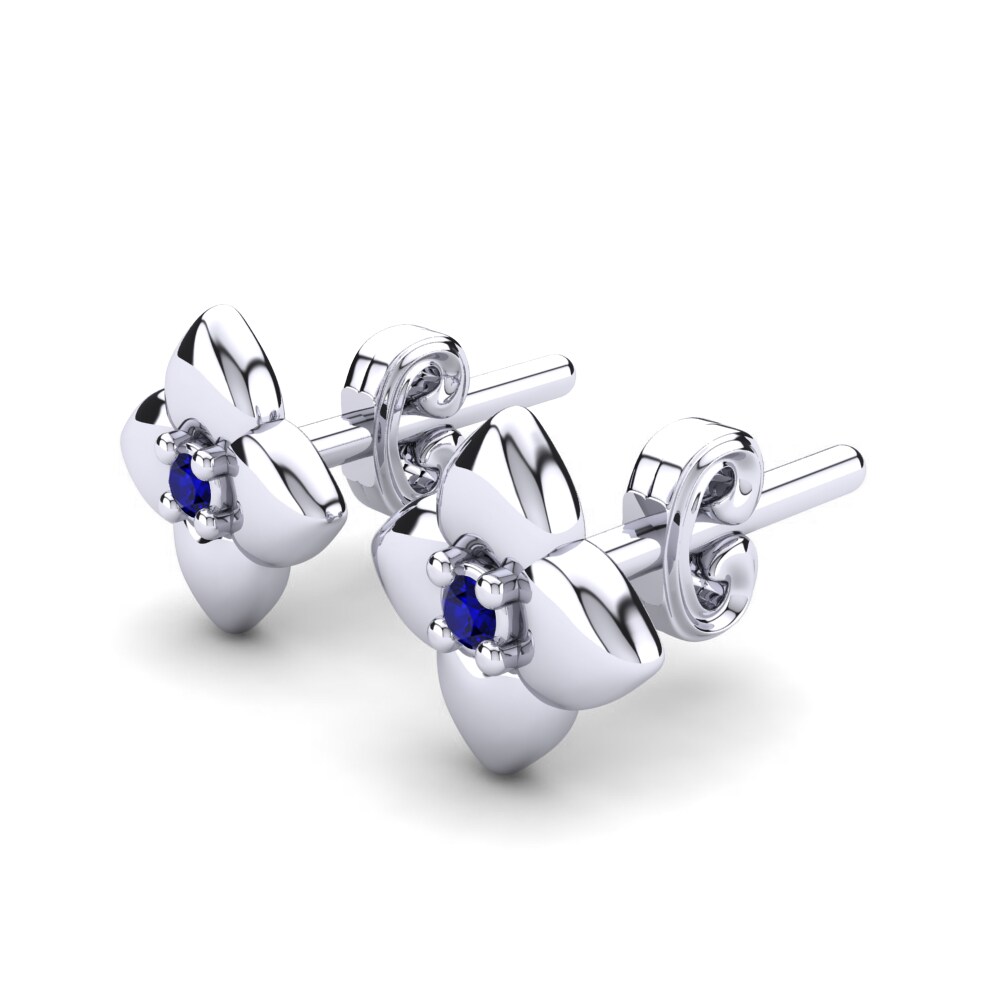 Dark Blue Zirconia Kid's Earring Dayzie