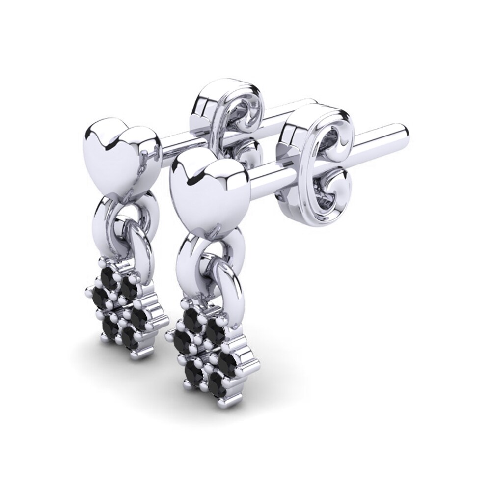 Black Diamond Kid's Earring Datalia
