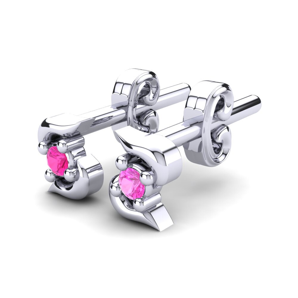 Turmalina rosa Pendiente para Niño Damborg