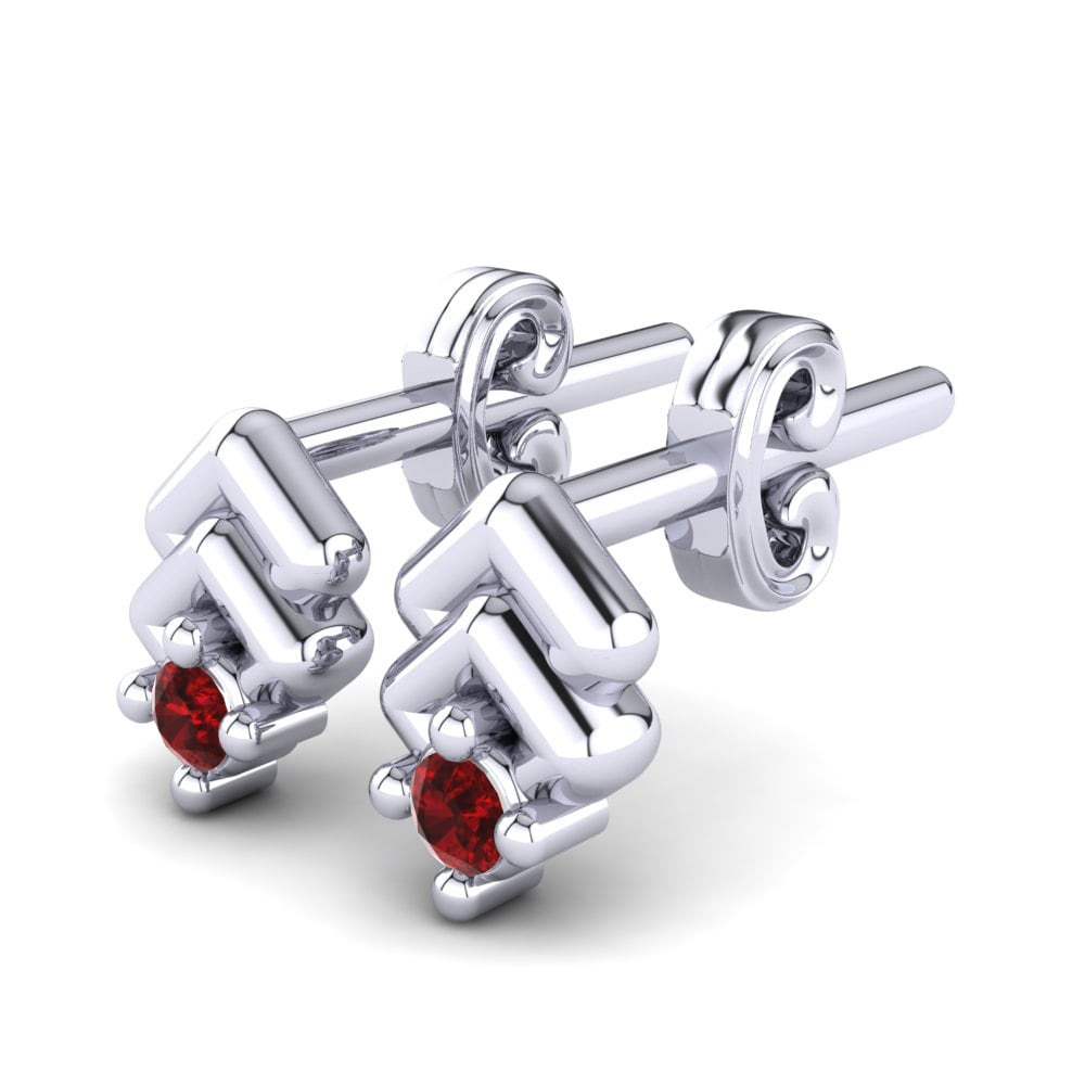 Ruby Kid's Earring Crucita