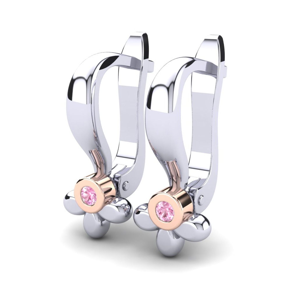 Pink Sapphire Kid's Earring Aingeal