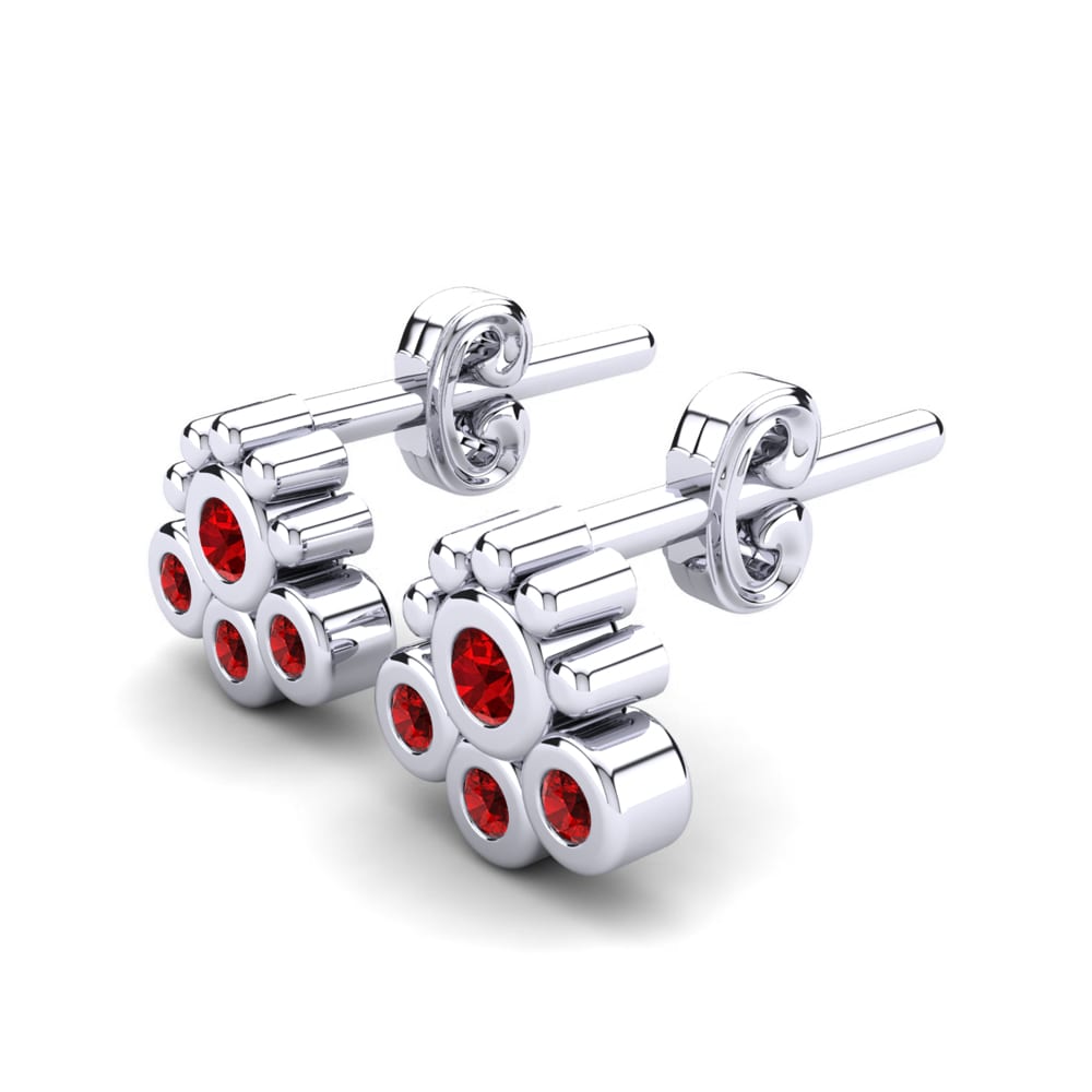 Ruby Kid's Earring Crespinu