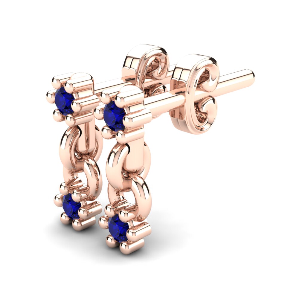 Dark Blue Zirconia Kid's Earring Culzean