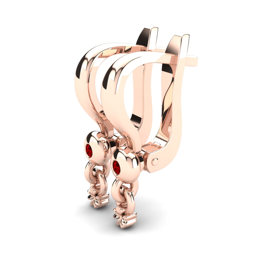 Ruby Kid's Earring Castalia