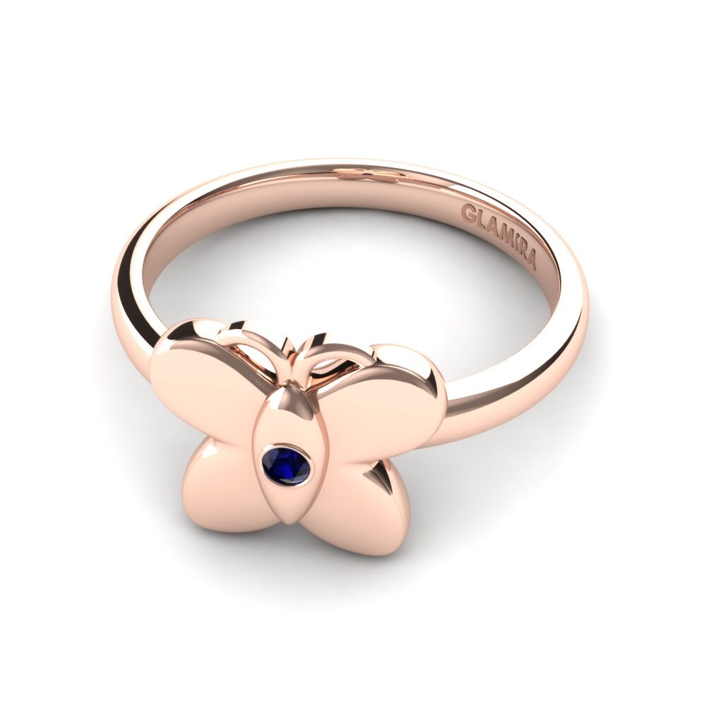 Circonita Azul Oscuro Anillo para Niño Debbie
