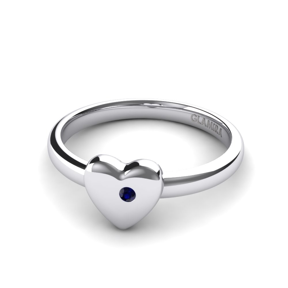 Circonita Azul Oscuro Anillo para Niño Pixie