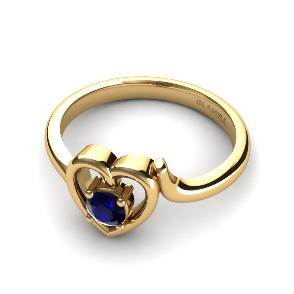 Circonita Azul Oscuro Anillo para Niño Missy