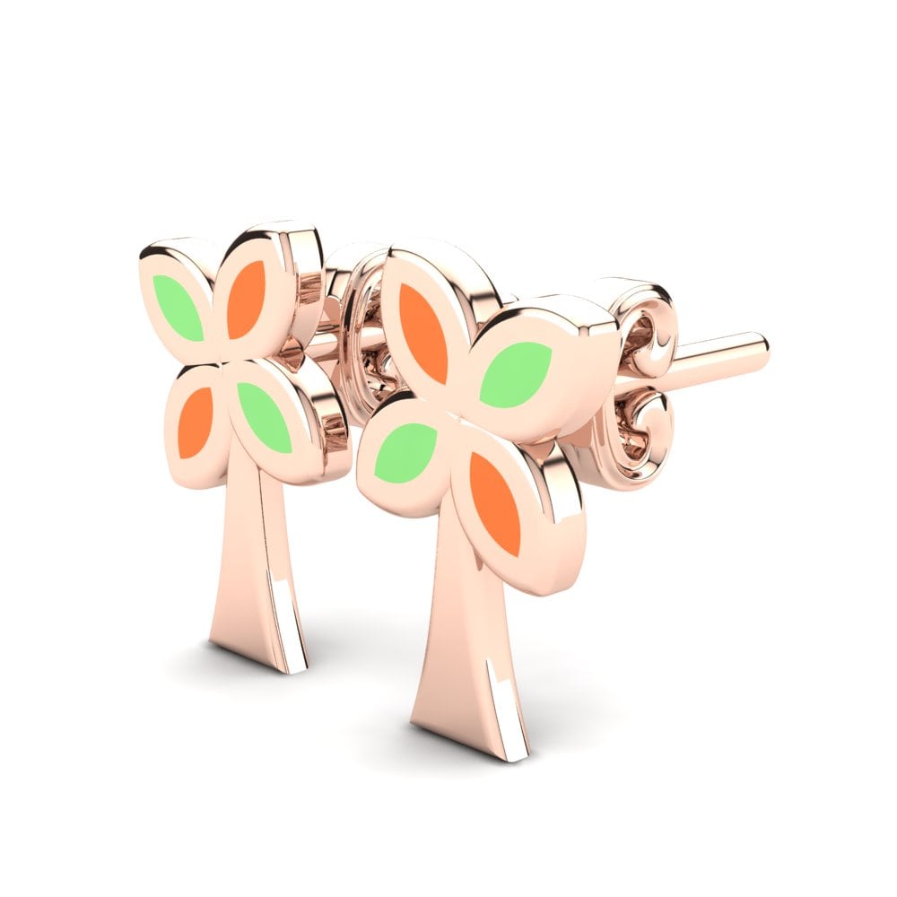 Or Rose 750 Boucle d'oreille enfant Enchiladas