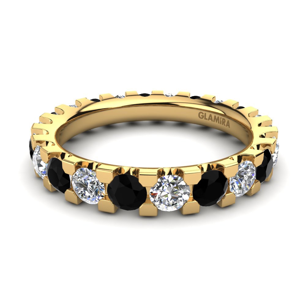 Ónix Negro Anillo Kalianna