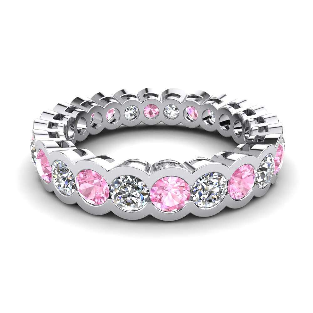 Rosa Saphir Ring Kamoria