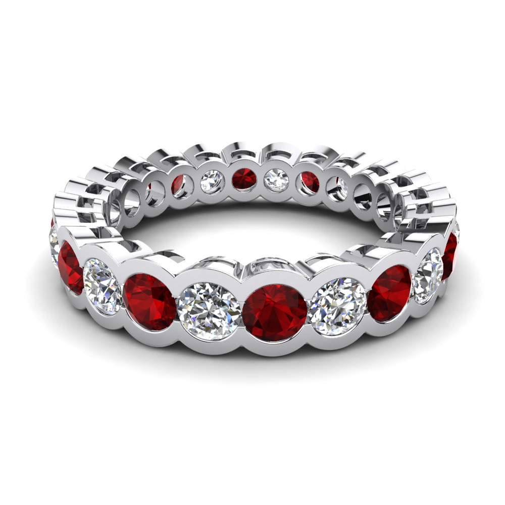 Roter Zirkonia Ring Kamoria