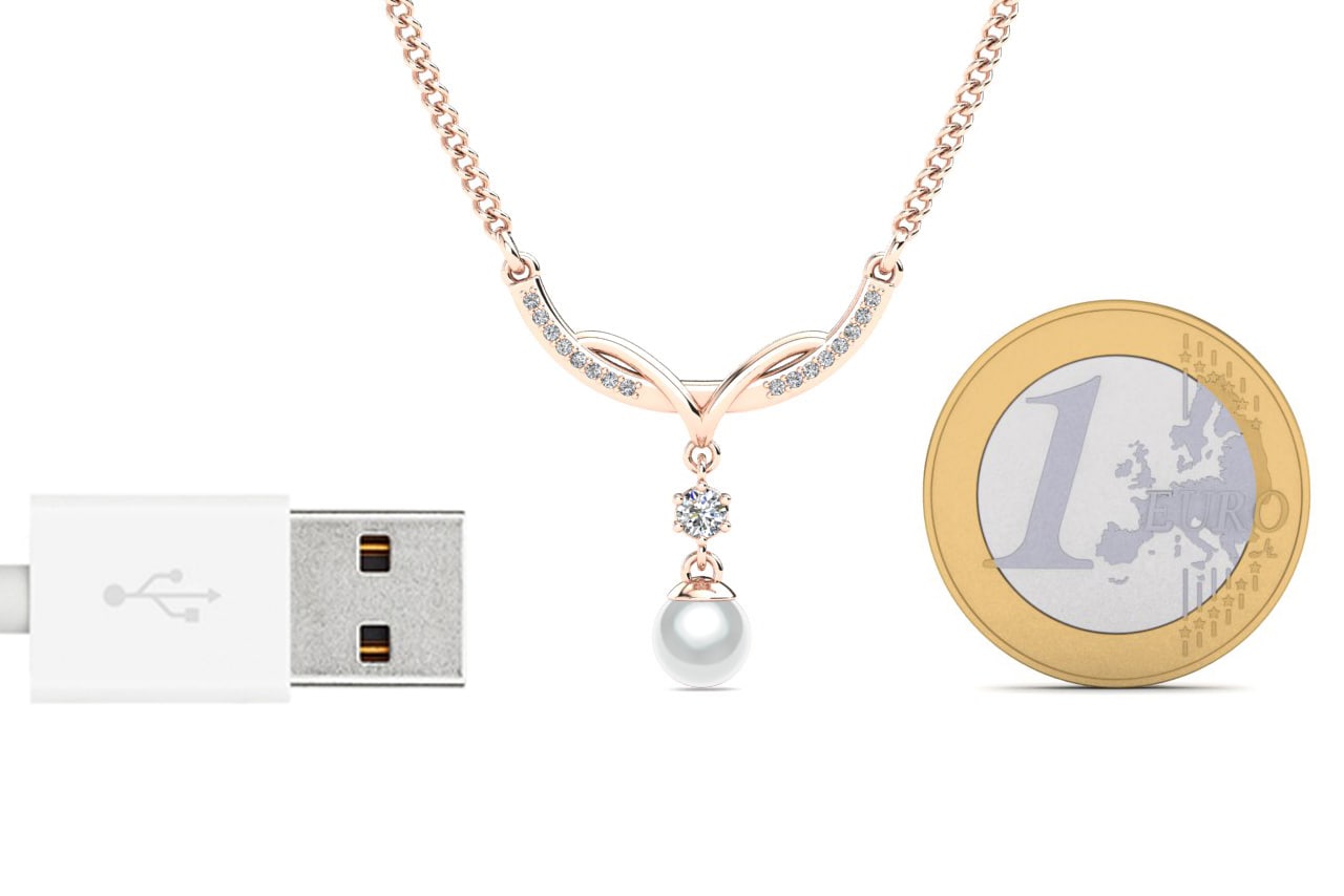 18ct Rose Gold Women's Necklace Kanasia Ø6 mm