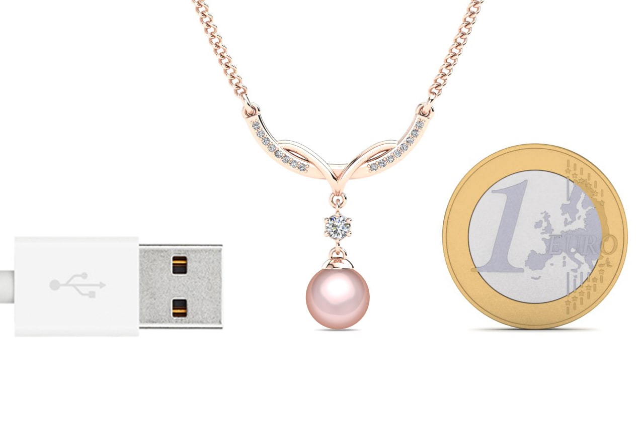 Lab Grown Diamond Women's Necklace Kanasia Ø8 mm