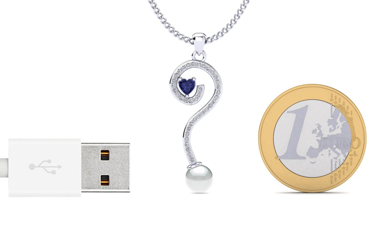 Tanzanite Women's Pendant Kawanis Ø6 mm