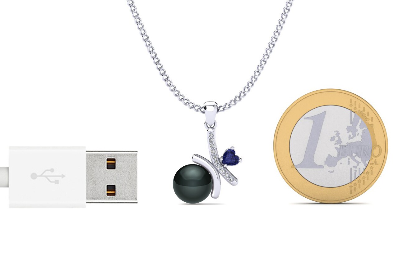 Tanzanite Women's Pendant Lerika Ø8 mm