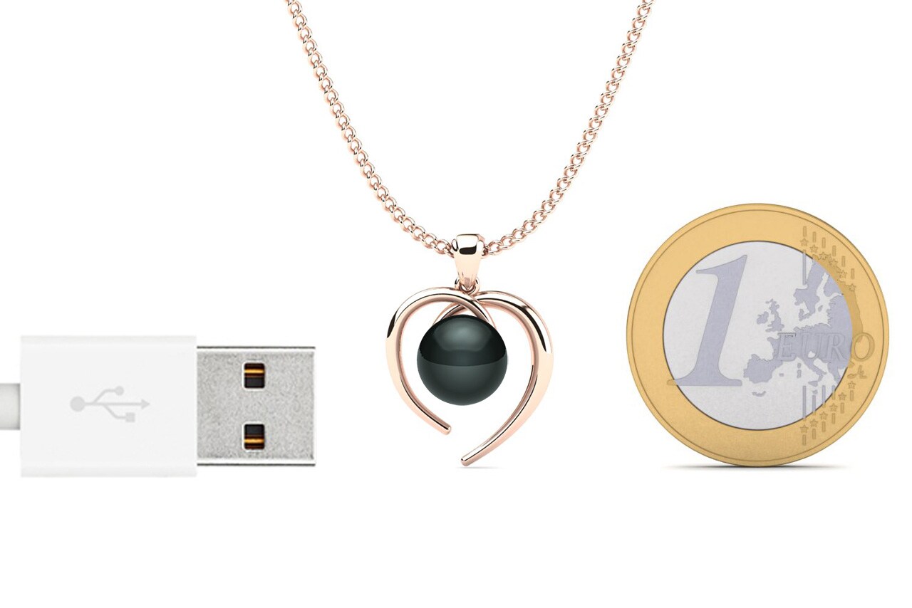 18ct Rose Gold Women's Pendant Lindora Ø8 mm