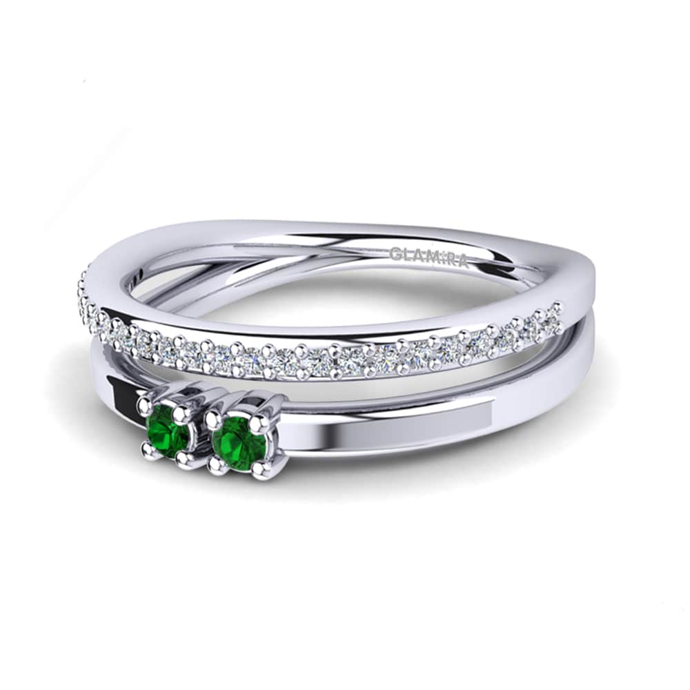 Green Zirconia Ring Maclovia