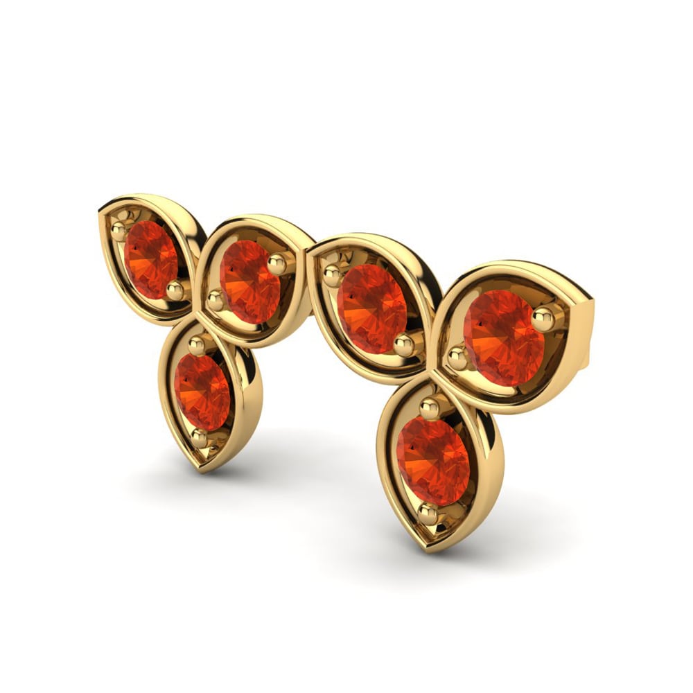 Opale de Feu Boucle d'oreille femme Madalina