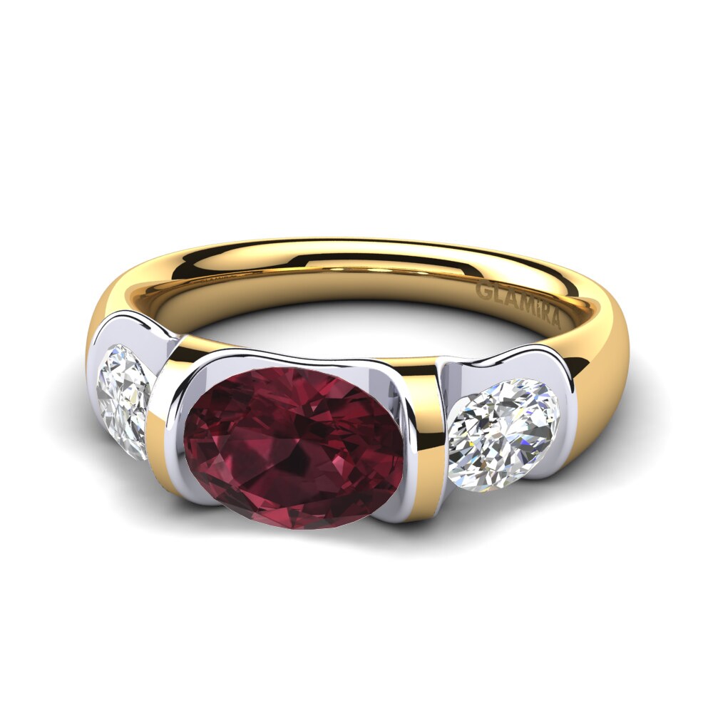 Garnet Engagement Ring Manipure