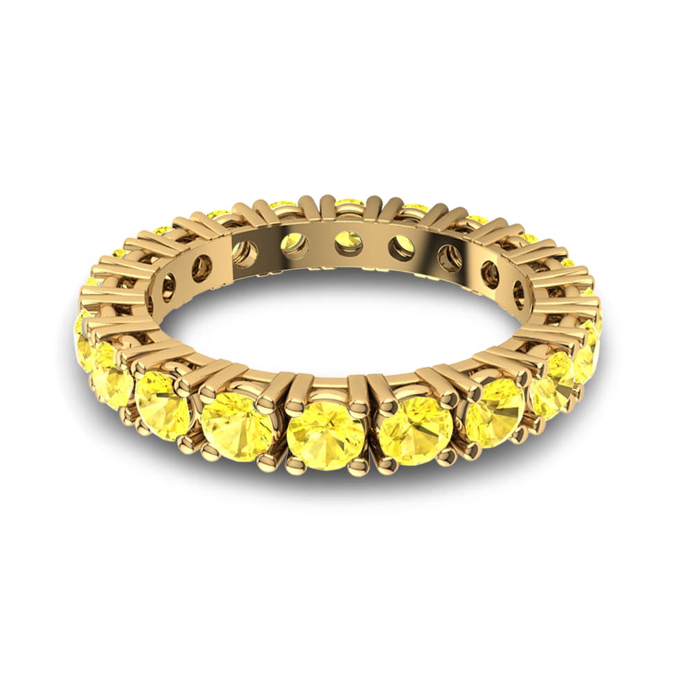 14ct Yellow Gold Yellow Sapphire Ring Marileno