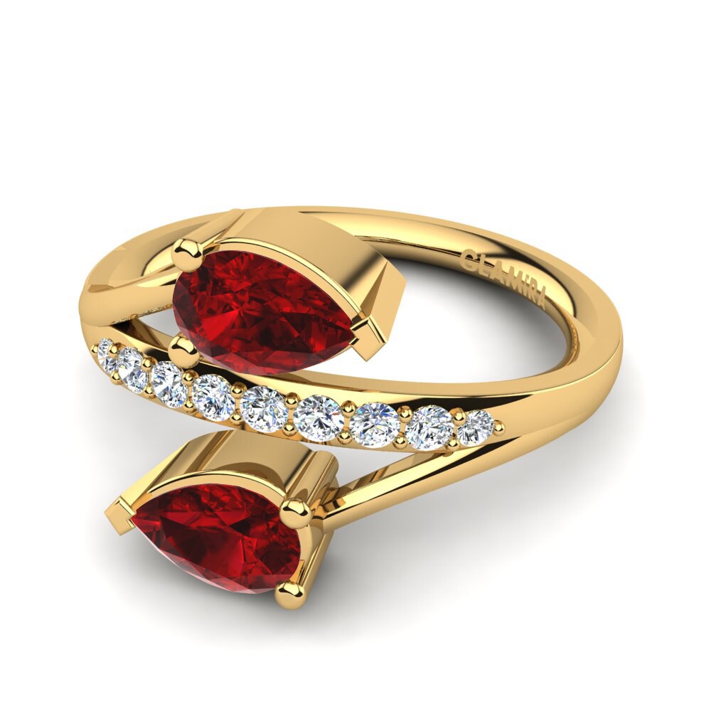 Red Zirconia Ring Marilis