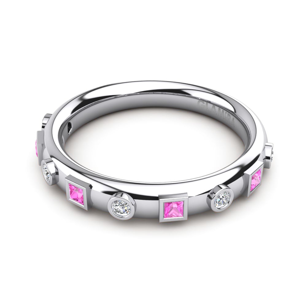 Princesa Turmalina rosa Anillo Mildy