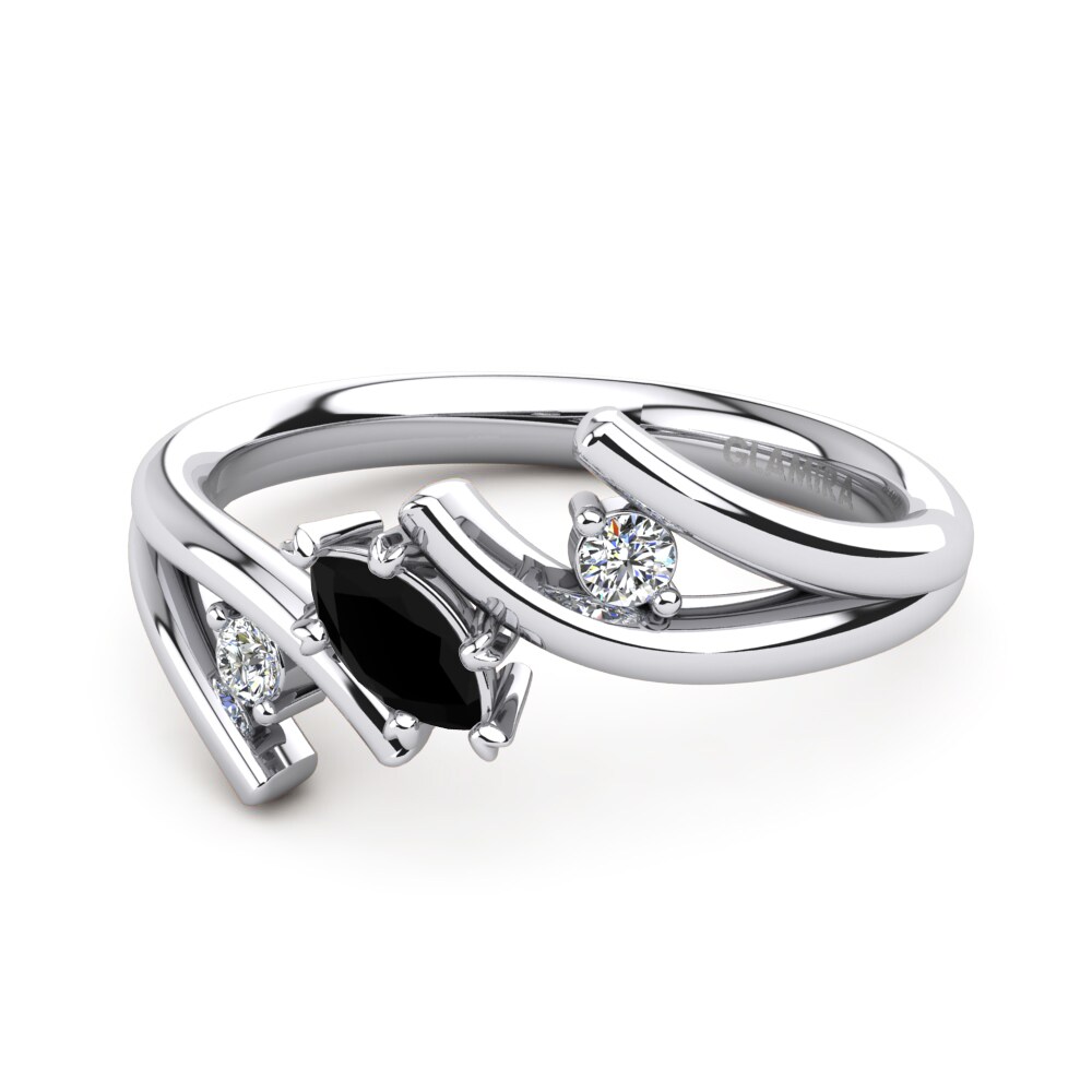Ónix Negro Anillo Milose