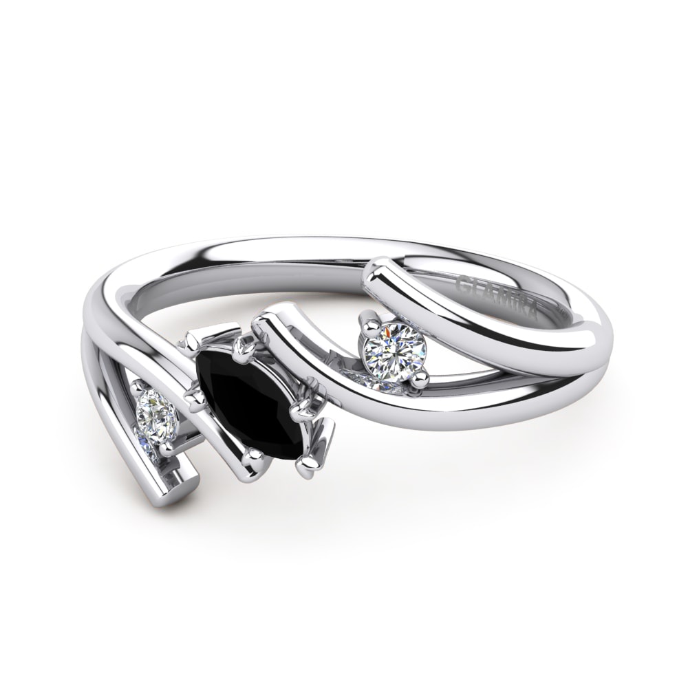Schwarzer Diamant Ring Milose