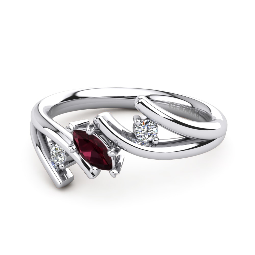Garnet Ring Milose