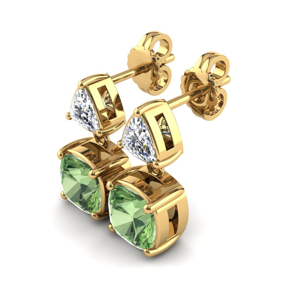 Green Amethyst Women's Earring Muiris