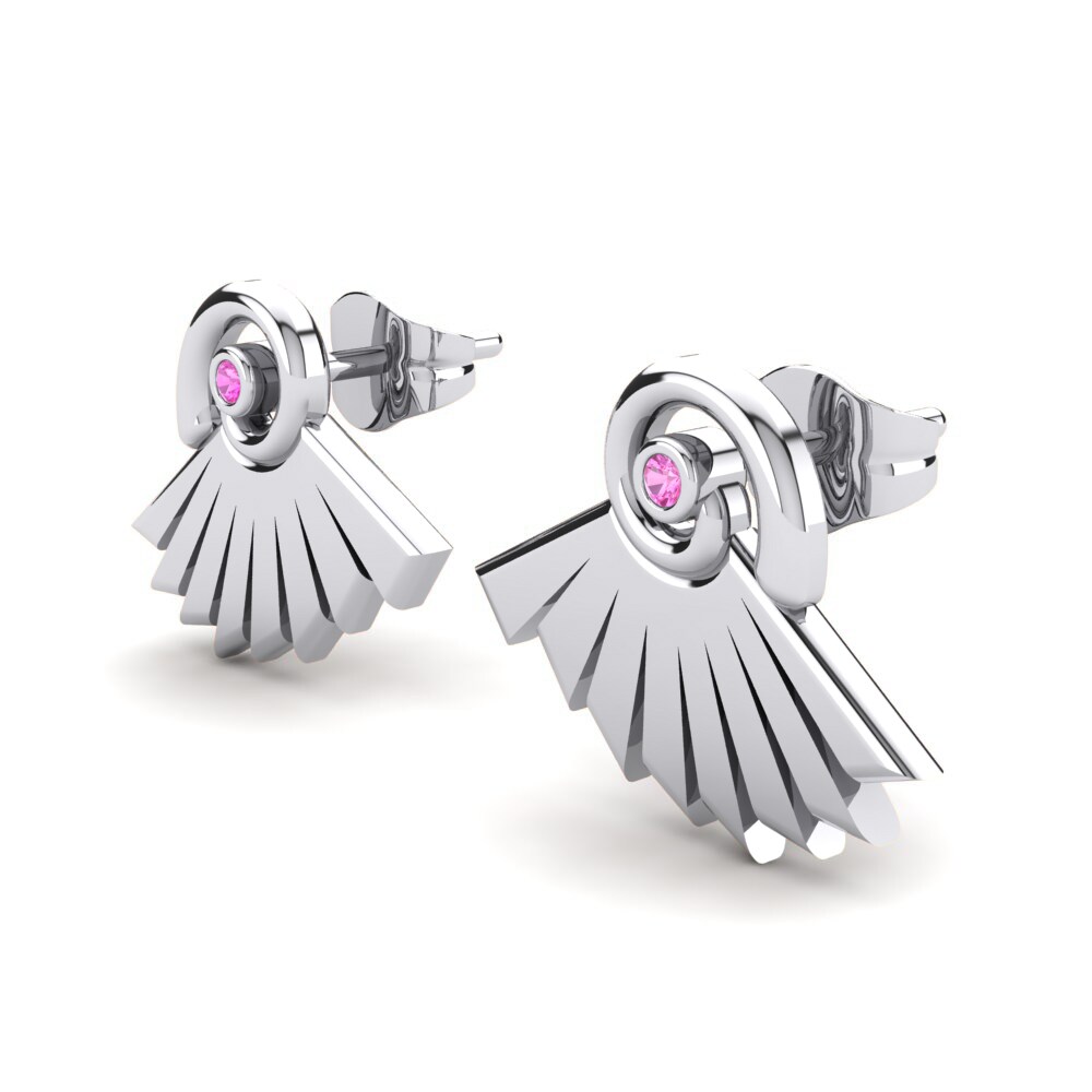 Đá Tourmaline Hồng / Bích tỷ Bông tai nữ Belen