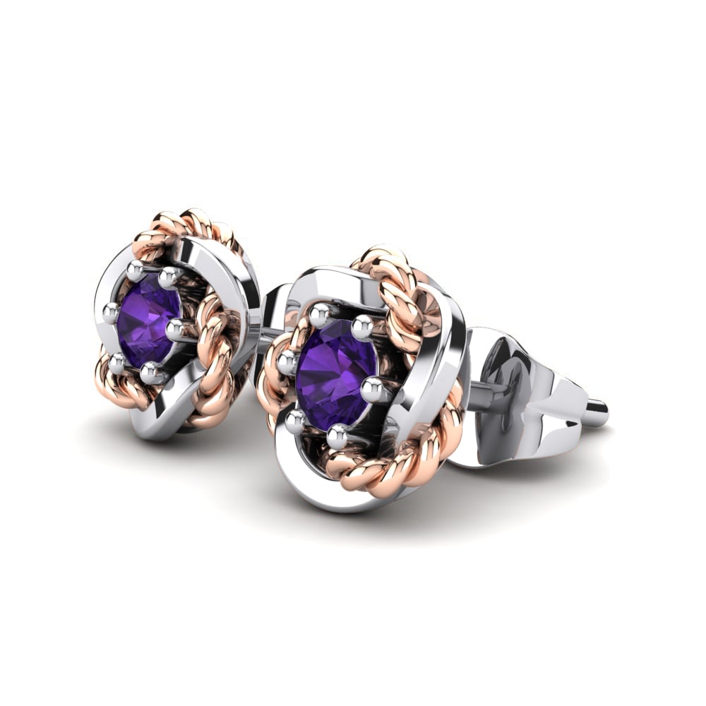 Amethyst Damen ohrring Passaros