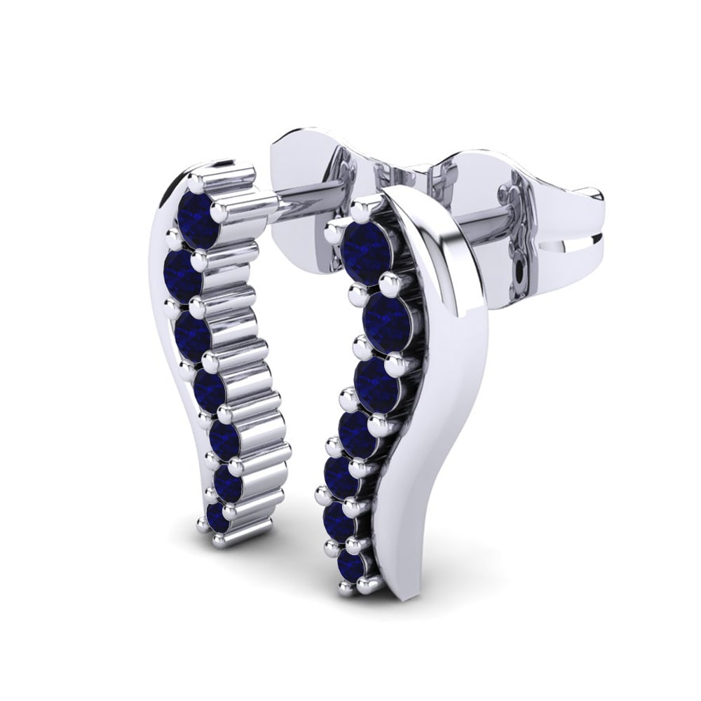 Dark Blue Zirconia Women's Earring Armida
