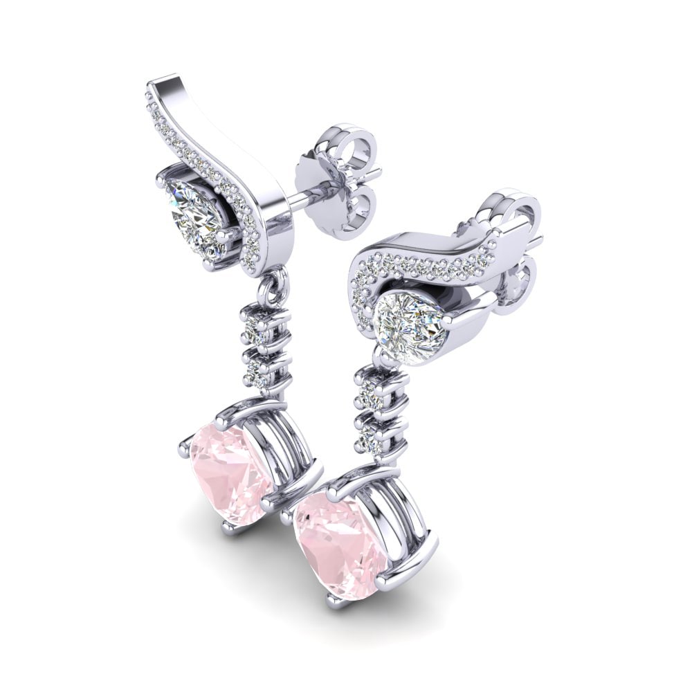 Rose Quartz Women's Earring Nathalio