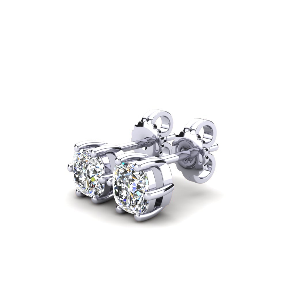 Cojín Diamante Pendiente de mujer Nikerria 0.86 crt
