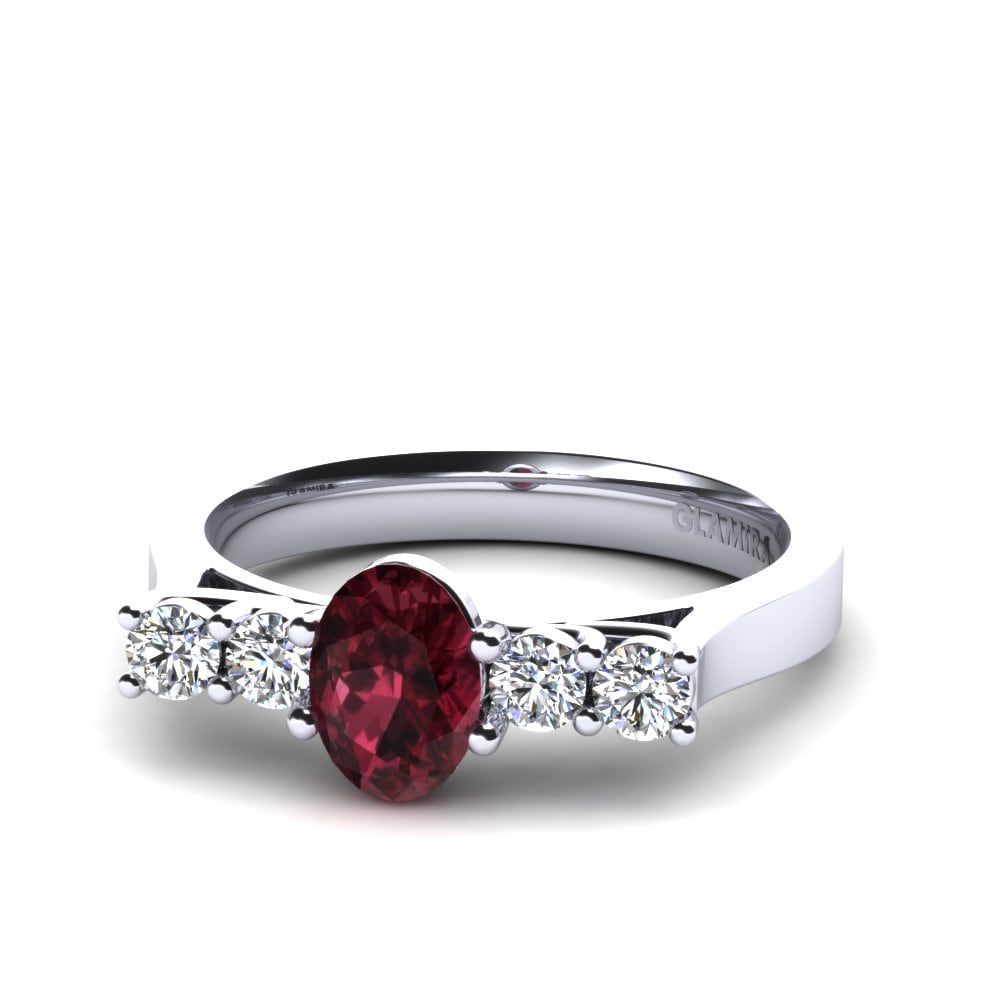 Garnet Engagement Ring Kenzie