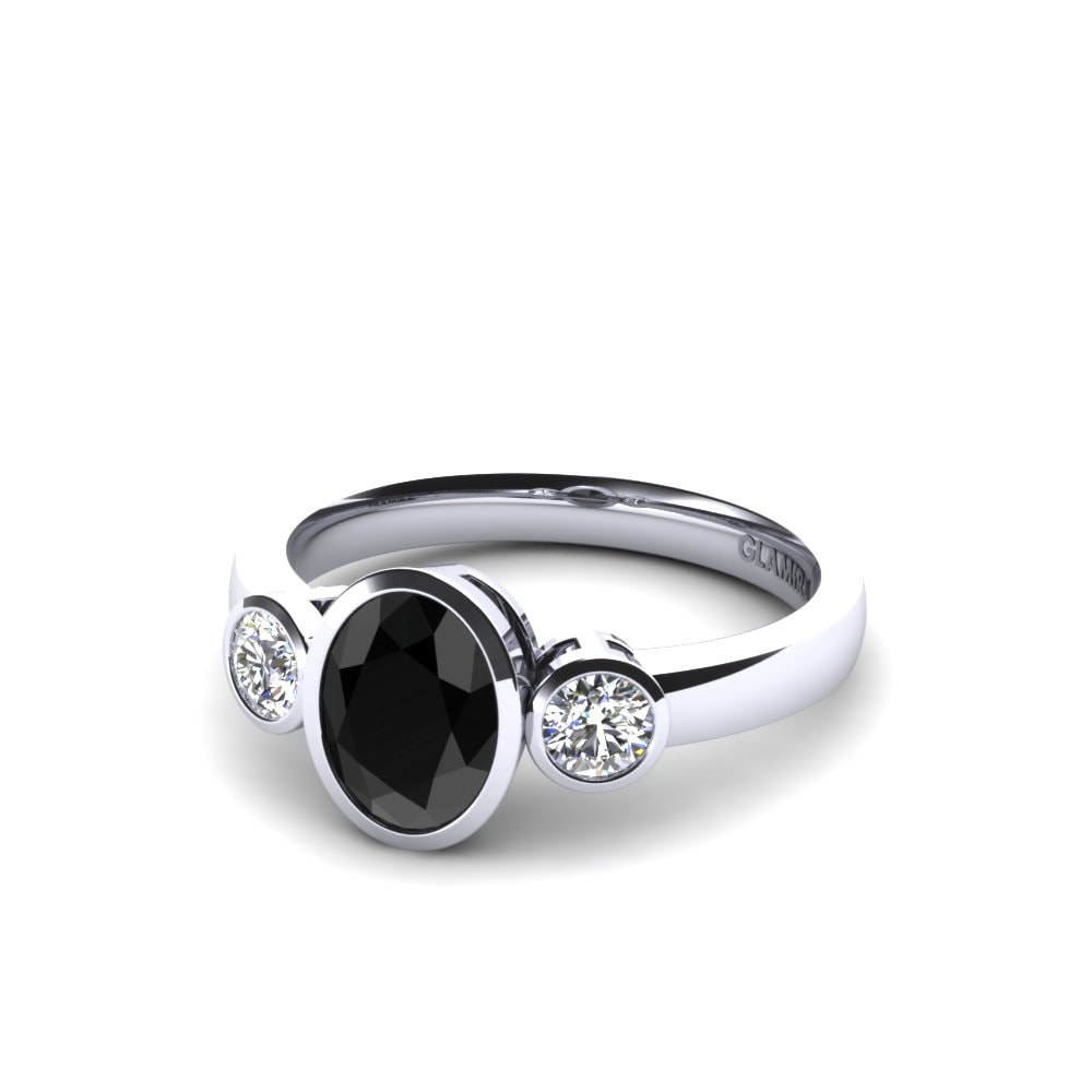 Black Onyx Bridal Set Exquisite-RING A