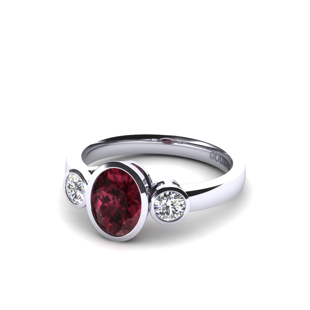 Garnet Bridal Set Exquisite-RING A