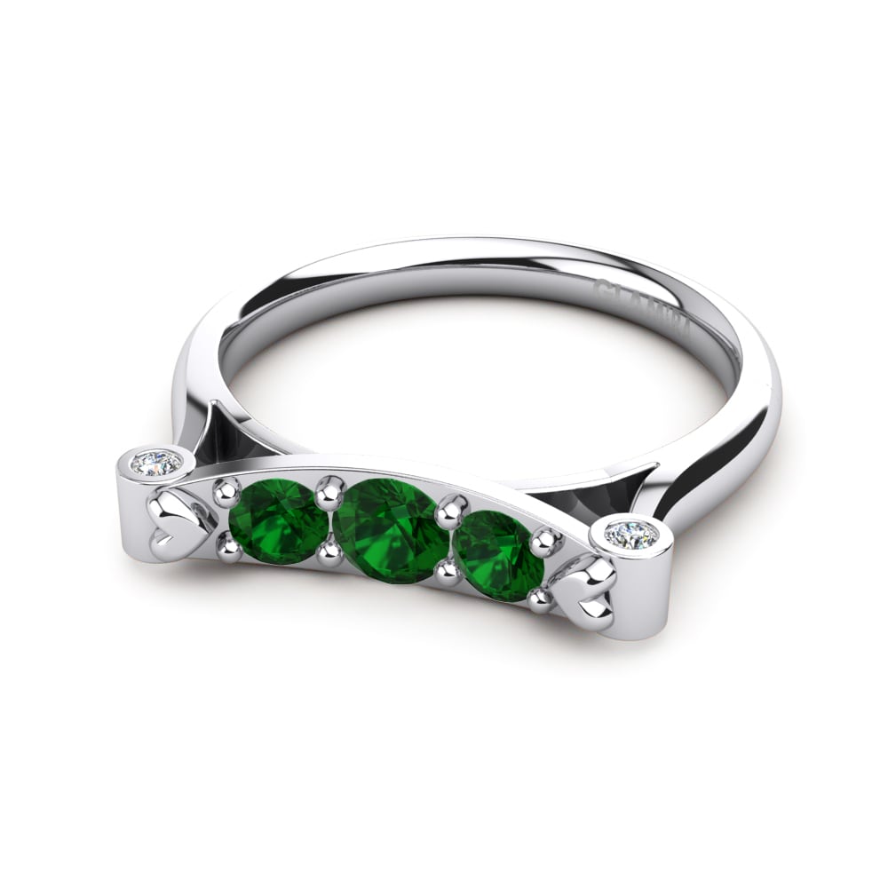 Circonita Verde Anillo Olina