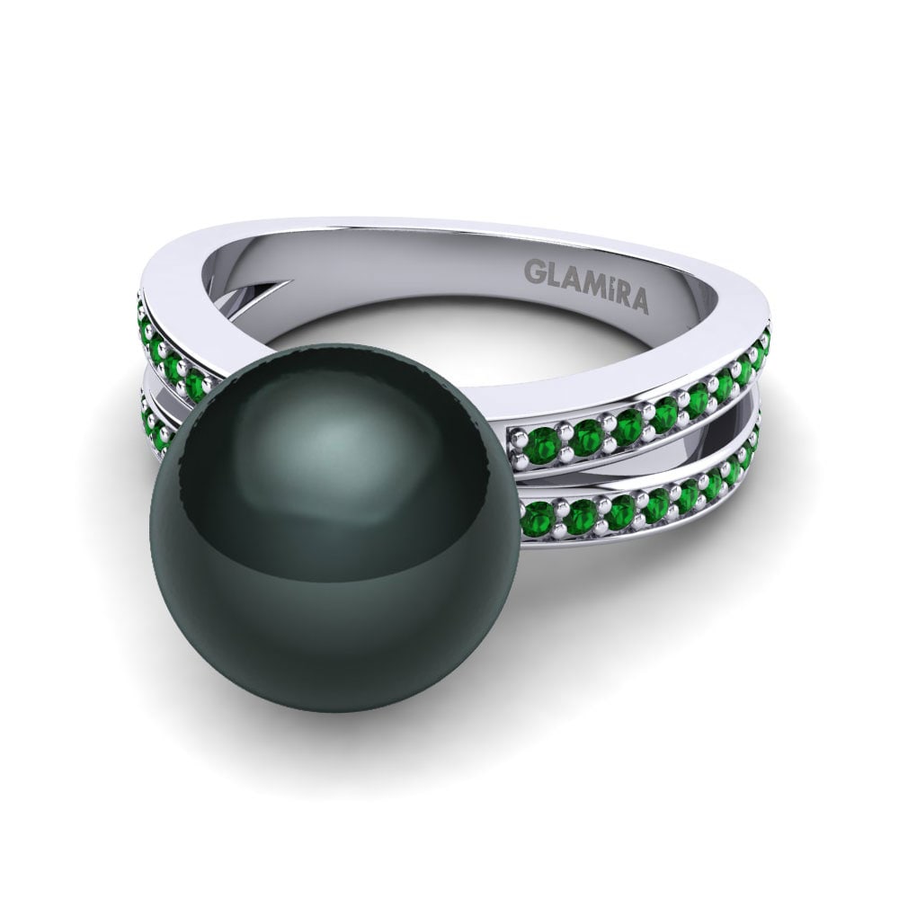 Smaragd Ring Digna Ø10 mm