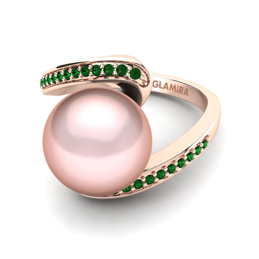 Green Zirconia Ring Perlina Ø10 mm