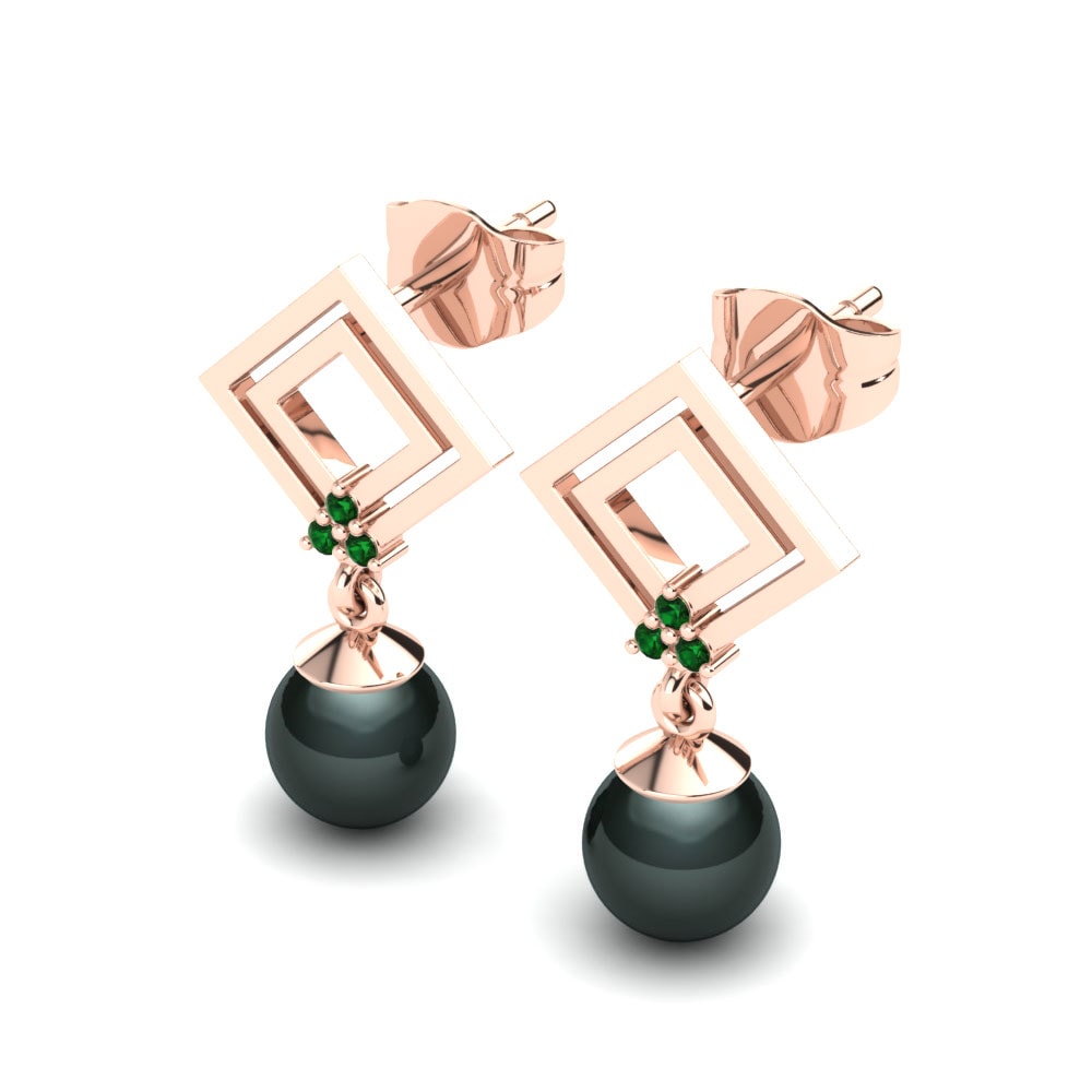 18ct Rose Gold Women's Earring Regina