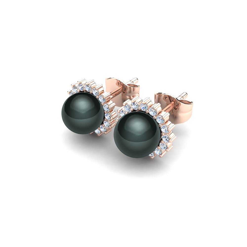 18k Rose Gold Women's Earring Blanch